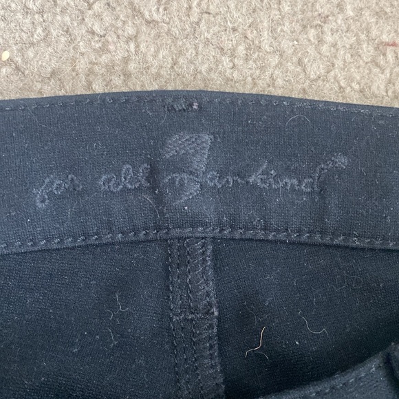 Black 7 for all mankind jeans/jeggings - Picture 3 of 10